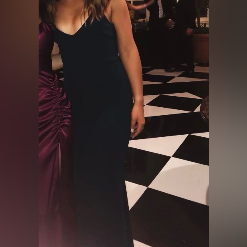 Lulus formal dress. Dark green. Size small. Worn once. Excellent condition